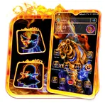 Fractal Tiger Launcher Theme логотип