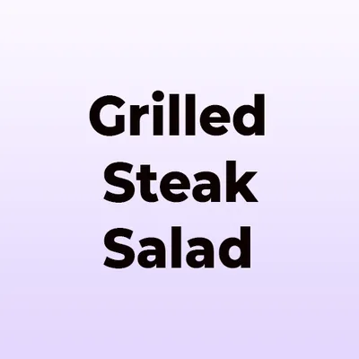 Grilled Steak Salad