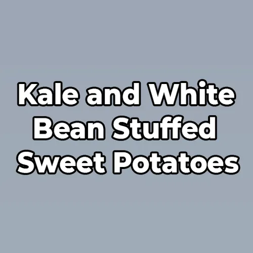 Kale and White Bean Stuffed Sweet Potatoes — иконка