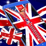 UK Flag Zipper Lock Screen логотип