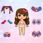 Chibi Doll Princess: Dress Up логотип