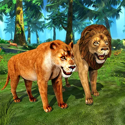 Lion Simulator Family: Animal Survival Games