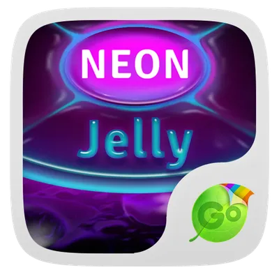 Neon Jelly GO Keyboard Theme