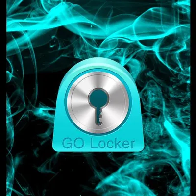 GO Locker Theme Blue Smoke