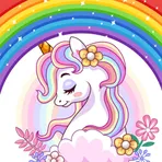 Dress Up pony & Style Unicorn Girls логотип