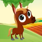 Kids Farm Animal Color Scratch логотип