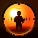 Снайпер король 2D тёмный город логотип