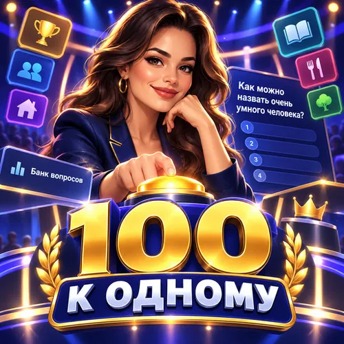 Сто к одному: викторина 100 к 1 без интернета — иконка