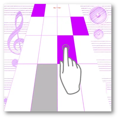 Tap Violet - Piano Tiles