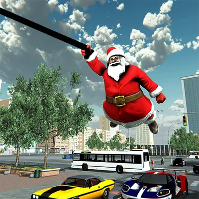 Crime City Simulator Santa Rope Hero