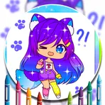 Chibi Doll Girl Dress up Coloring логотип