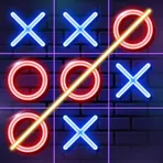 Tic Tac Toe Glow: 2 Player XO логотип