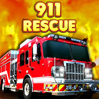 911 fire rescue truck 3d