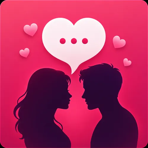 Kiss Me: знакомства и общение, бутылочка и чат — иконка