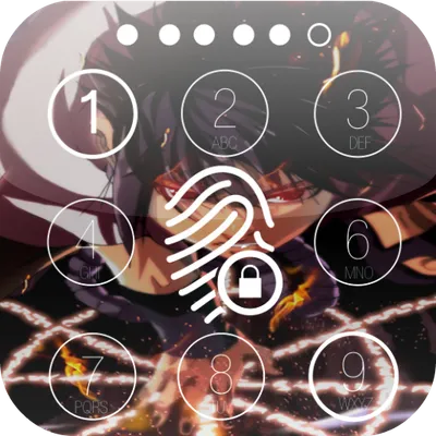 Finger Anime LockScreen OS10