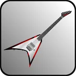 Гитара металл - Heavy Metal логотип