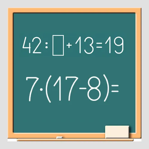 Игра Math on chalkboard — Детские 0,0★ — скачать для Android бесплатно ...
