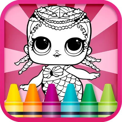 Coloring Book for Dolls