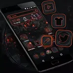 Gothic Rose Launcher Theme логотип