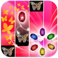 Pink Butterfly Piano Tiles