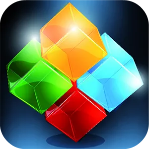 3d Colored Cubes