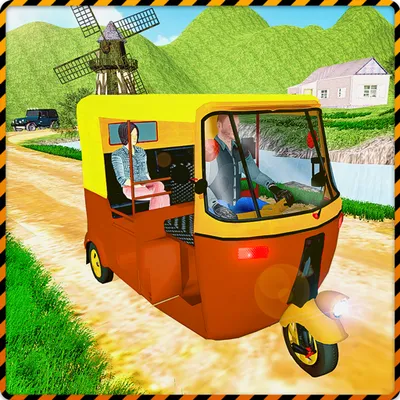 Tuk Tuk Rickshaw Offroad Drive