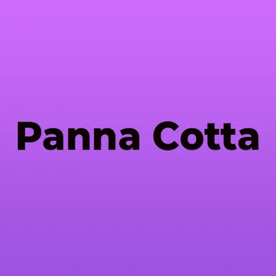 Panna Cotta