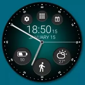 Black Classic Watch Face