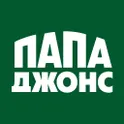 Папа Джонс - доставка пиццы логотип