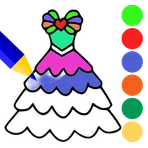 Dress Coloring Book : Dress Toys Coloring логотип