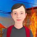 Скулбой Прятки 3Д логотип