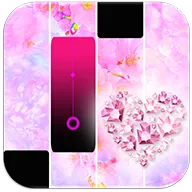 Pink Heart Diamond Magic Tiles 3