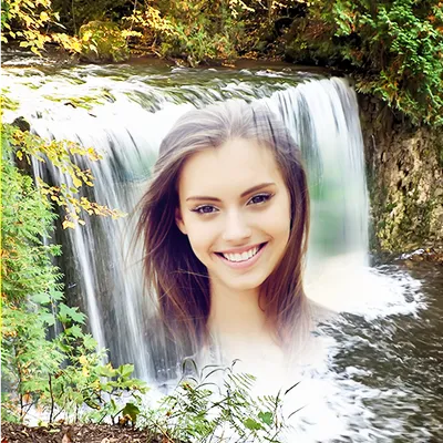 Waterfall Photo Frame Фоторедактор