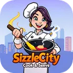 SizzleCity: Cook & Serve логотип