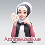 Hijab Sticker - WASticker логотип