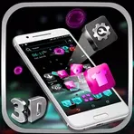 3D Icon Launcher Theme логотип