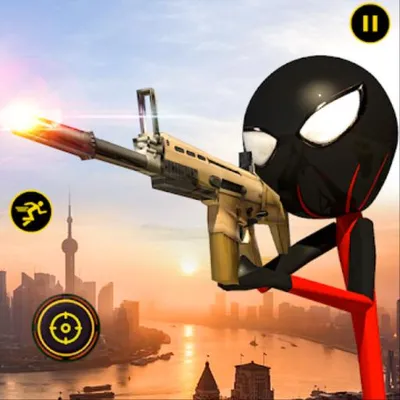 Spider Stickman Games : Las Vegas City Gangster