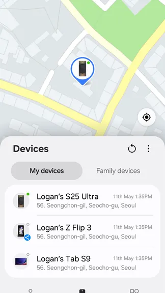 Скриншот Samsung Find 2