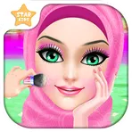 Hijab Wedding Makeup Dress Up логотип