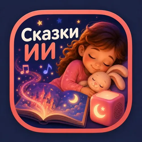 Сказки ИИ – Персональная сказка о твоём ангелочке — иконка