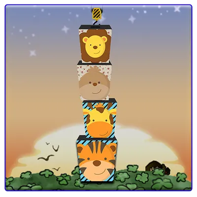 The Tower Animal Blocks