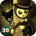 Hello Bendy Machine Five Horror Night логотип