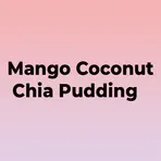 Mango Coconut Chia Pudding логотип