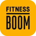 FitnessBoom сеть фитнес клубов логотип
