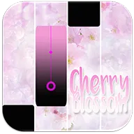 Pink Cherry Blossom Piano Tiles