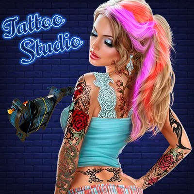 Ink Tattoo Maker Games: Design Tattoo Games Studio