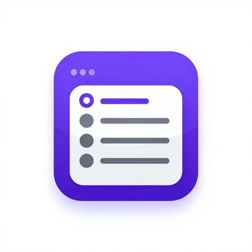 Интерактивный список — иконка