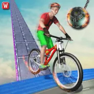 Impossible BMX Crazy Rider Stunt Racing Tracks 3D