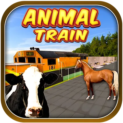 Farm Animal Transport Train 3D