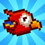 Flailing Retro Bird - Pixel Birdy логотип